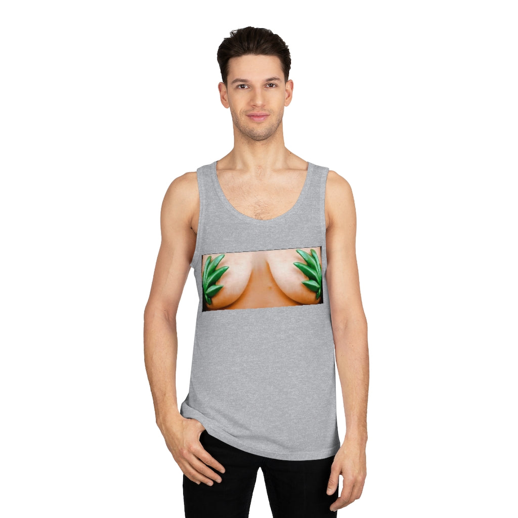 Weed Queen Boobs Male Tank